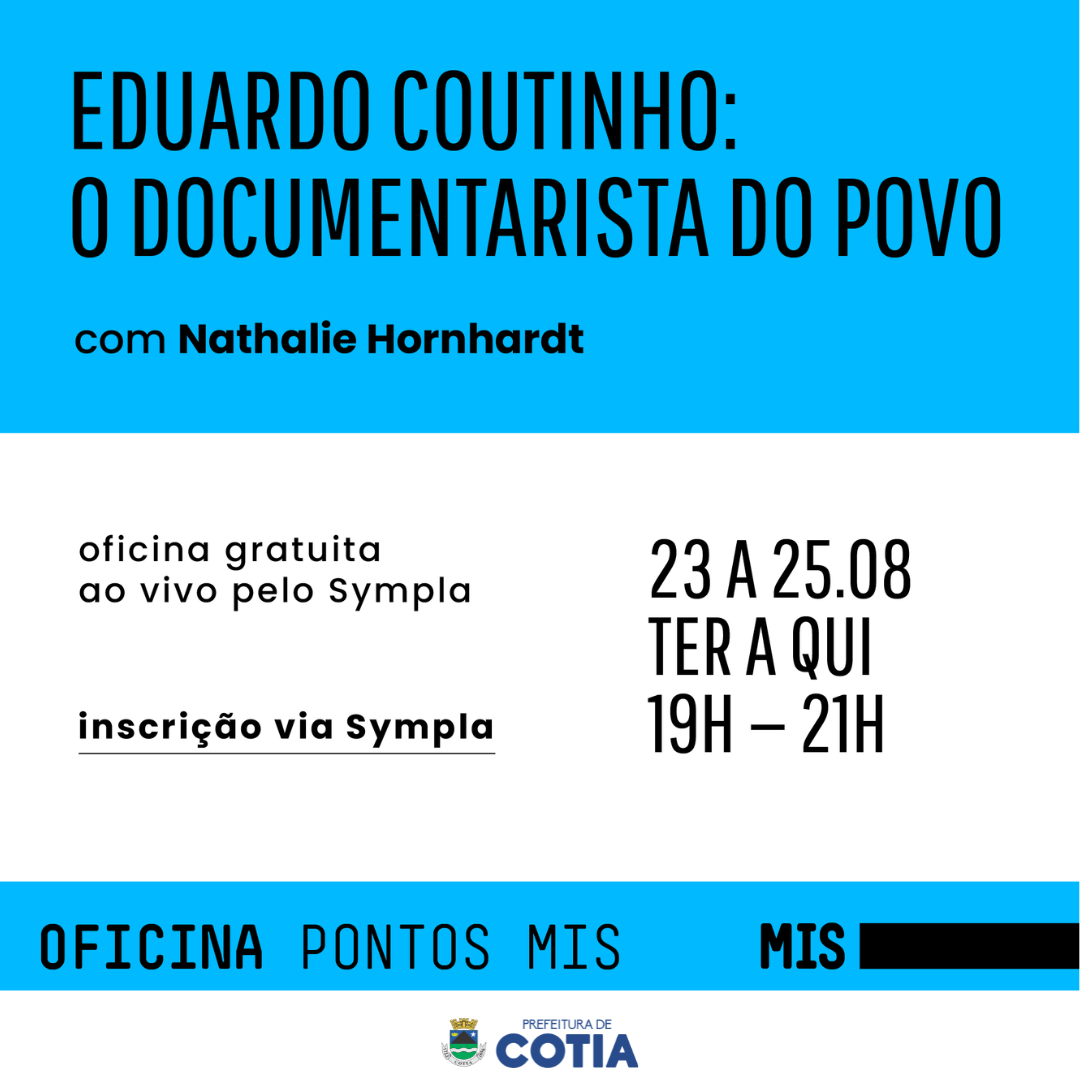 Inscri Es Abertas Para Oficina Eduardo Coutinho O Documentarista Do