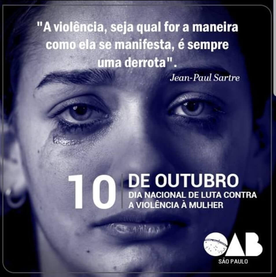 10 De Outubro Dia Nacional De Luta Contra A ViolÊncia À Mulher Cotia Todo Dia 9027
